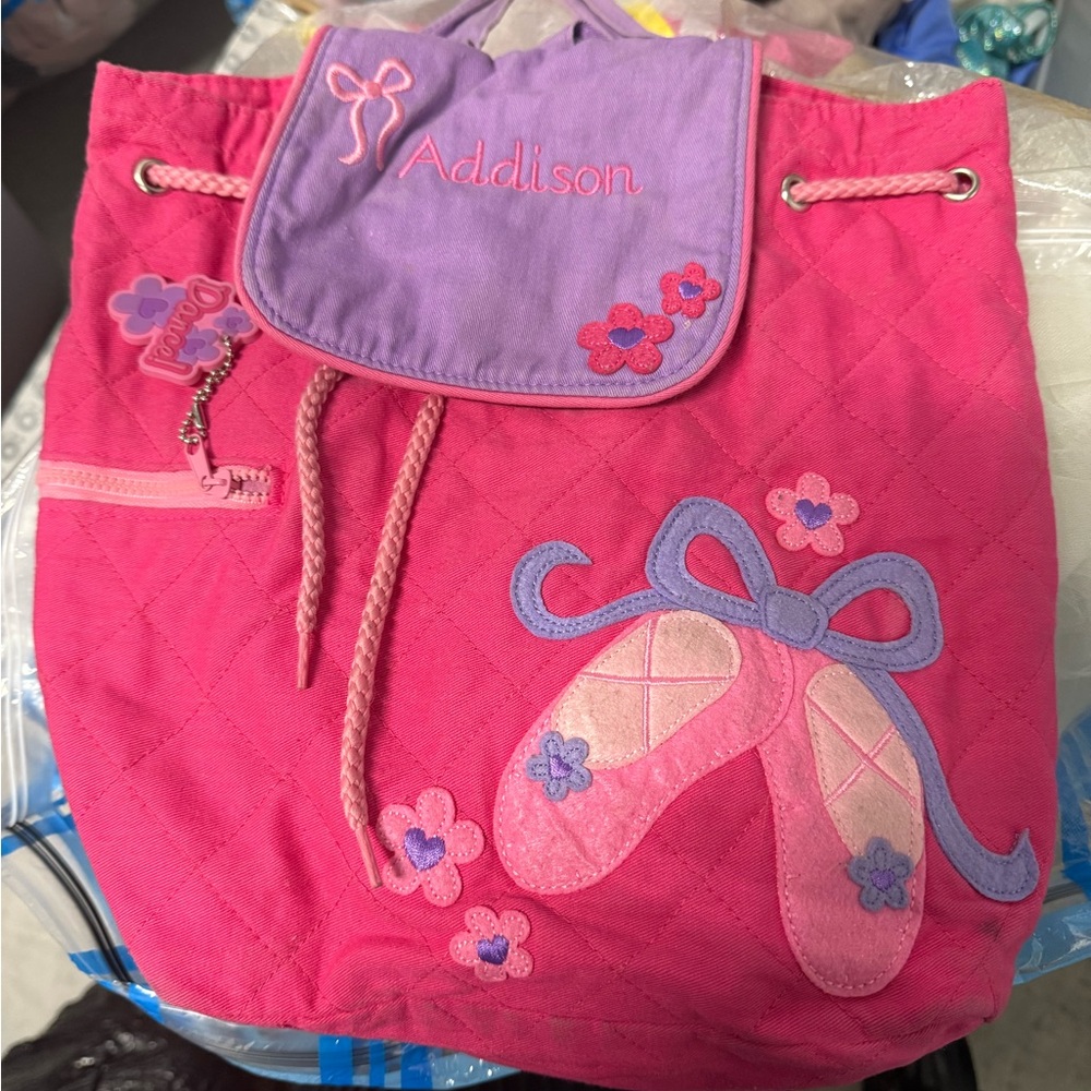 Pink and Purple Ballet Backpack